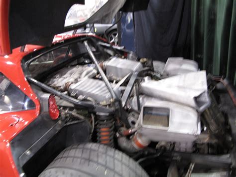 A Rare Glimpse Of A Ferrari F40's Engine Bay At The 2009 SEMA Show - Gallery | Top Speed