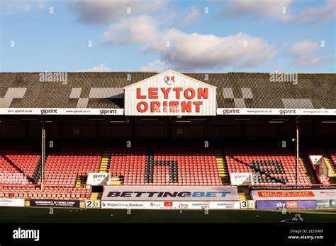 Brisbane Road Stadium. Leyton Orient Football Club Stock Photo - Alamy