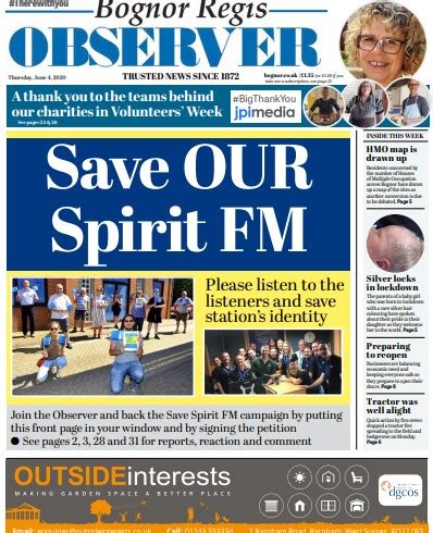 Chichester and Bognor Regis Observer in bid to save Spirit FM ...