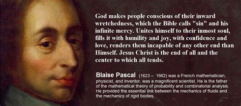 Blaise Pascal | Theory of probability, Quotes about god, Scientist