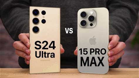 Samsung Galaxy S24 Ultra VS iPhone 15 Pro Max - YouTube