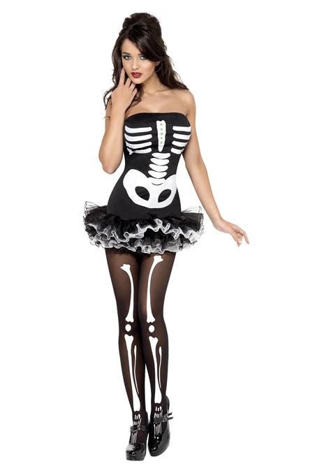 Women's Sexy Skeleton Costume