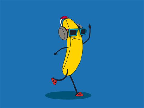 Running Banana by Emre Telci on Dribbble