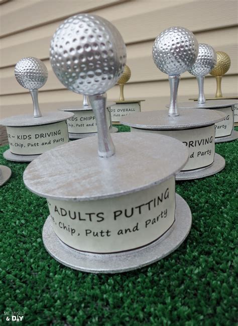 FORE-TY! The Golf Themed Party | Golf trophies, Golf diy, Golf party