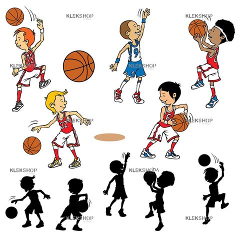 Basketball Kids Svg/basketball Player Svg/basketball Clipart/basketball ...