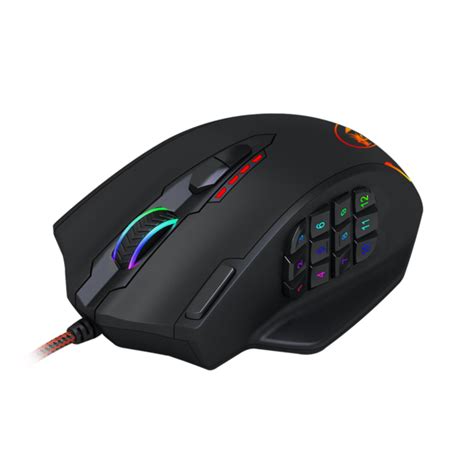 Redragon M908 Impact RGB LED MMO Mouse Laser Wired Gaming Mouse ...