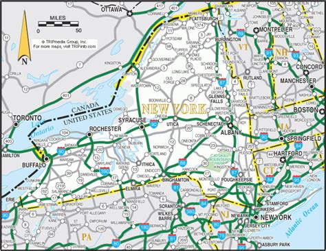 New York State Map Pdf - Printable Map