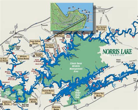 Norris Lake Marina Map - Draw A Topographic Map