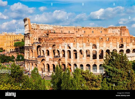 Greatest landmarks - Colosseum in Rome Stock Photo - Alamy