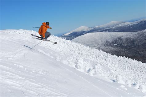 Snowfields at Saddleback | Rangeley lake, Maine winter, Mountain village