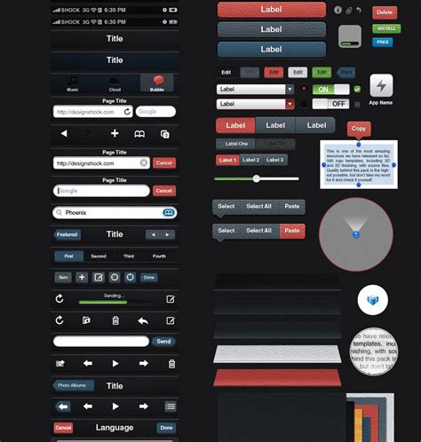 Zeus GUI: A Full Set Of Iphone GUI Elements | UICloud