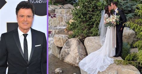 Donny Osmond's Son Josh Gets Married In Backyard Wedding