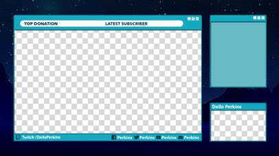 Placeit - Illustrated Twitch Overlay Maker for a Gaming Channel with ...