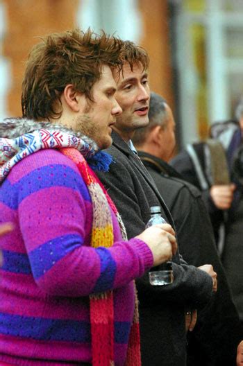 THROWBACK THURSDAY: David Tennant And Marc Wootton Filming Nativity 2