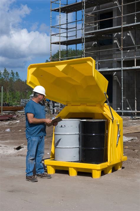 ULTRATECH Spill Containment Pallets, Covered, 66 gal Spill Capacity, 6,000 lb - 9CG52|1080 ...