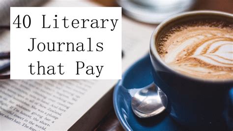 » 40 Literary Journals that Pay