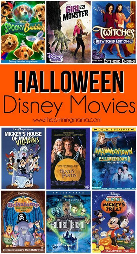 Great list of Halloween Disney Movies | Halloween disney movies, Disney halloween movies, Disney ...