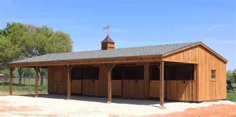 12' Wide Portable Shed Row Horse Barns for Sale | Deer Creek Structures | Shed, Horse barns ...