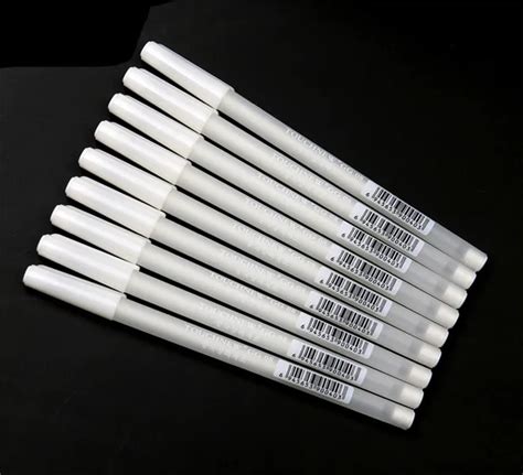 6pcs/lot 0.8mm Creative Highlighter Sketch Marker White Paint Marker ...