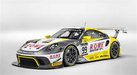 ROWE RACING to compete with 2 Porsche 911 GT3 R in the 24 Hours of Spa and in the Blancpain GT ...