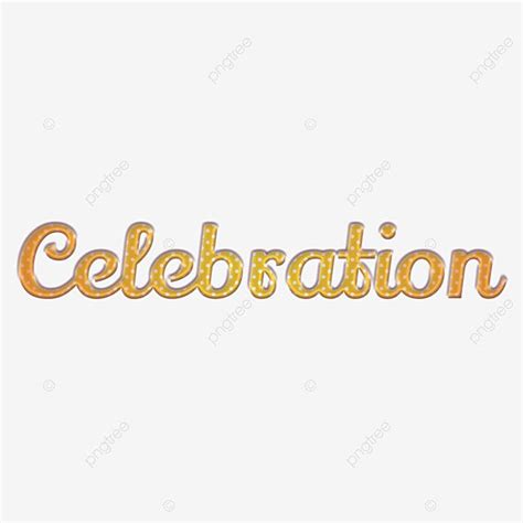 Celebration Fonts PNG Transparent