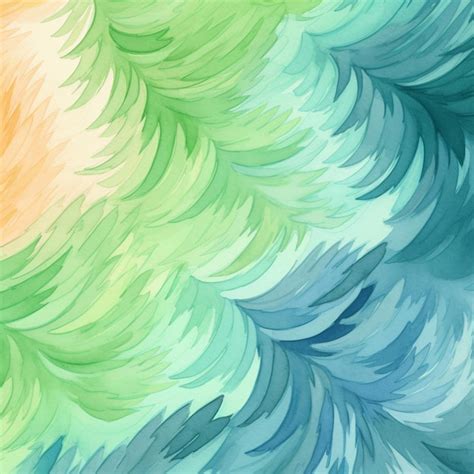 Premium AI Image | A close up of a colorful painting of a wave ...