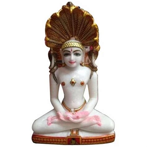 Parshwanath Bhagwan Marble Statue at Rs 11000 | Lord Parshvanatha Marble Sculpture in Jaipur ...