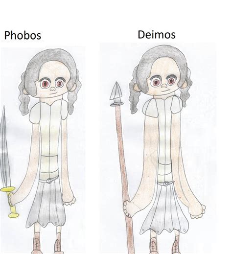 Greek mythology Phobos and Deimos by yellowpolitoed on DeviantArt