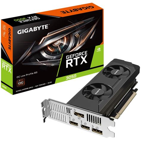 GIGABYTE GeForce RTX 3050 Low Profile 6GB GDDR6 - Graphics Card (No Power Connectors) | GV ...