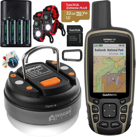 Garmin GPSMAP 65 Handheld Outdoor GPS Navigator with U.S. & Canada Maps ...