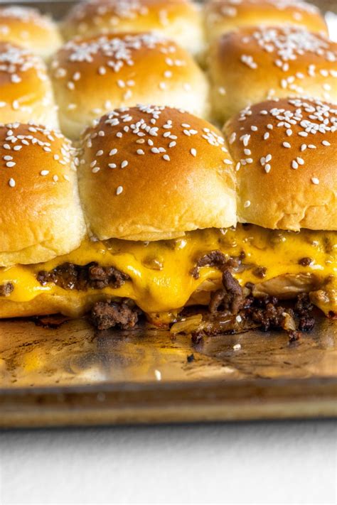 Baked Cheeseburger Sliders - Recipe Girl®