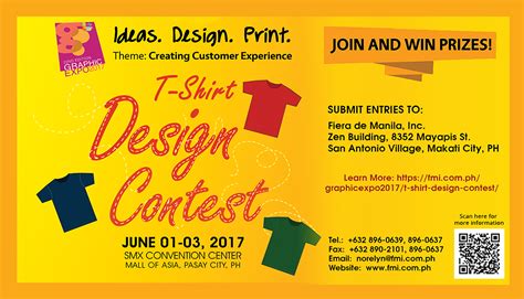 Join the 22nd Graphic Expo T-Shirt Design Contest to Win Prizes