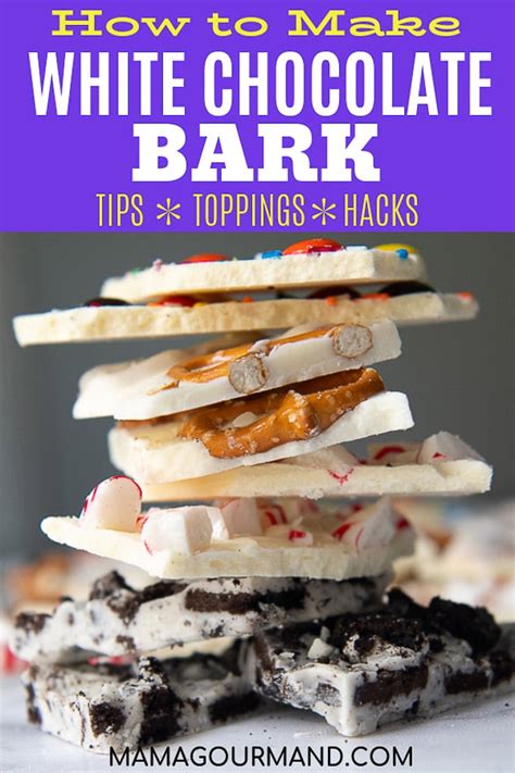 White Chocolate Bark – Easy Tips, Toppings, Ideas - 5 Minutes!