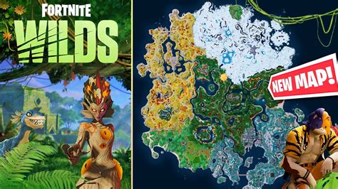 Fortnite Chapter 4 Season 3 WILDS Map Concept • The Jungle Rises - YouTube