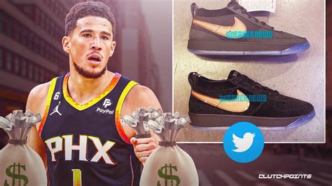 Suns' Devin Booker unveils look at first signature Nike shoe