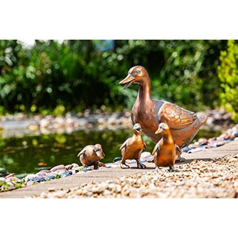 Charming Bronze Duck Family Garden Statue – Perfect for Welcoming ...