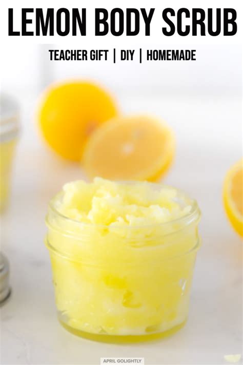 Uplifting Lemon Body Scrub - April Golightly