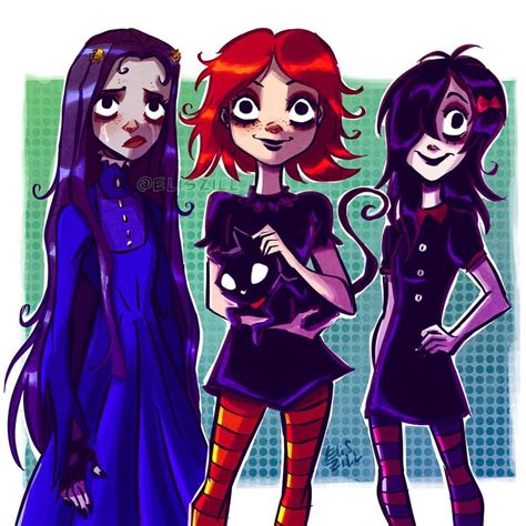 how to draw ruby gloom characters - marvelartdrawingscaptainamerica