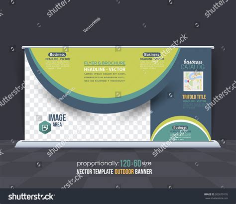 Business Theme Outdoor Banner Design Advertising Stock Vector (Royalty ...