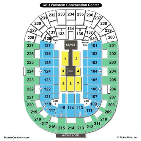 Wolstein Center Seating Chart | Seating Charts & Tickets