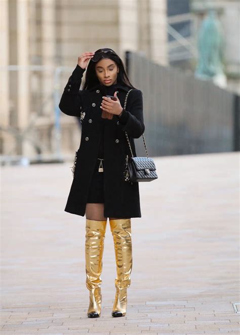 How I Styled My Chanel Coat & Gold Boots - SURGEOFSTYLE by Benita