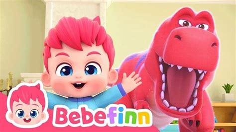 T-rex 🦖 Roar Bebefinn Dinosaur Songs for Kids Nursery Rhymes Kids Songs ...