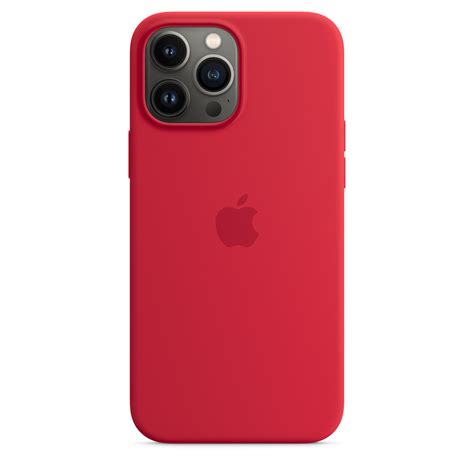 iPhone 13 Pro Max Silicone Case with MagSafe – (PRODUCT)RED - Apple (MY)