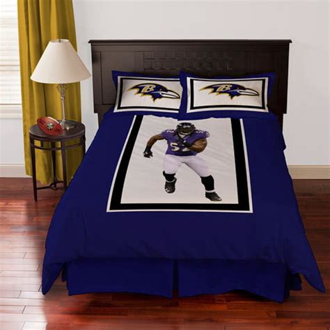 Biggshots Baltimore Ravens Ray Lewis Bedding Comforter Set - Walmart ...