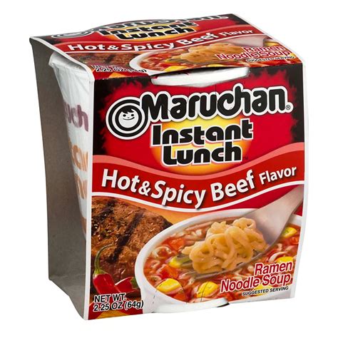 Maruchan Instant Lunch Hot and Spicy Beef Flavor - Shop Soups & Chili at H-E-B