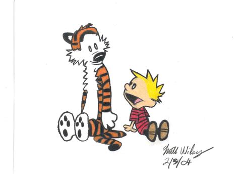 Calvin and Hobbes by skipshark773 on DeviantArt