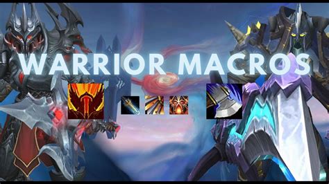 WARRIOR MACROS I MAX DAMAGE GUIDE I FURY WARRIOR GUIDE I SPEAR, BLADESTORM,INTERRUPT, TRINKETS I ...