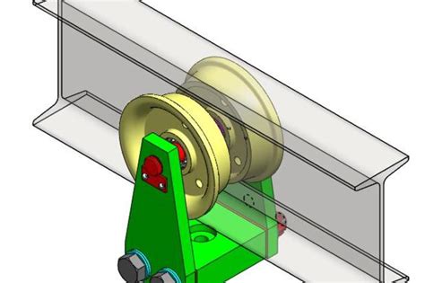 I-Beam Trolley - SOLIDWORKS - 3D CAD model - GrabCAD