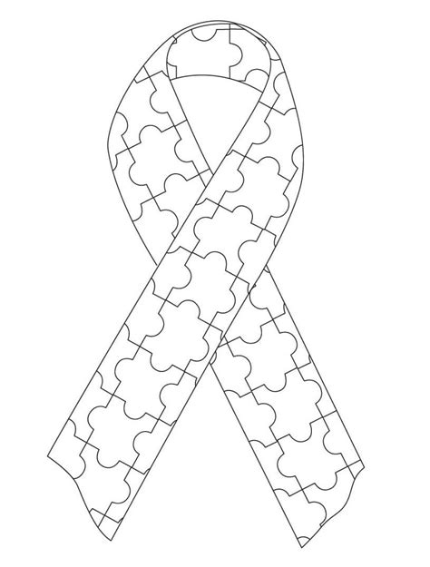 Trauma Awareness Ribbon Coloring Page - Infoupdate.org