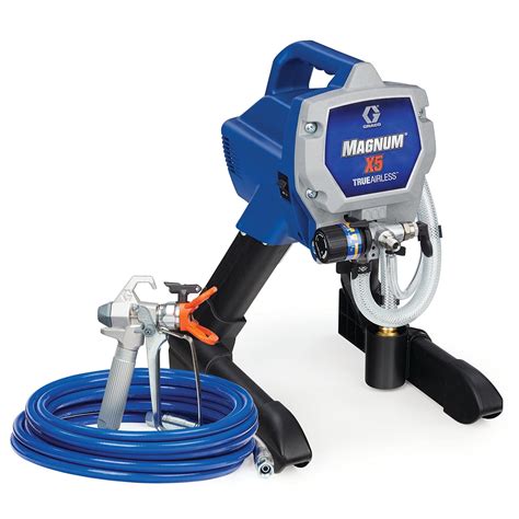 Graco Magnum 262800 X5 Stand Airless Paint Sprayer, Blue Magnum X5 Airless Paint Sprayer for ...